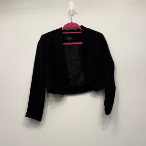Topshop Black Women's Cropped Blazer